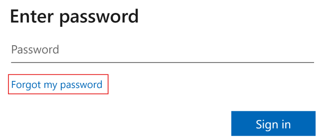 Pamiršote slaptažodį mygtukas