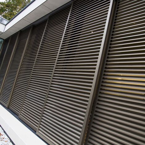 BriseSoleil 40 Saulės kontrolė, HiFinity Slankiosios ir Sulankstomos ir CS 86-HI (c) Atšauktos sistemos - Swimming pool Poolhouse Bergen įsikūręs Bergen, The Netherlands
